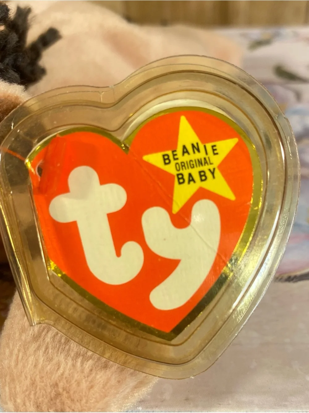 Ty Beanie Babies Derby the Horse Vintage 1995 Sealed Hang Tag Retired No Star